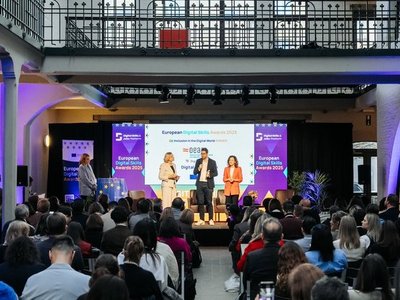 Verleihung des European Digital Skills Award 2025.