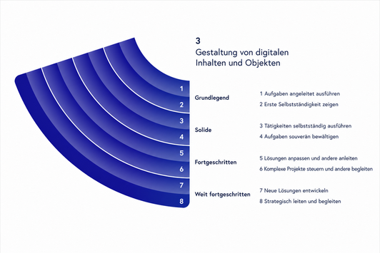 Grafische Darstellung einer Kompetenzstufe.