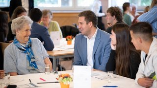 Staatssekretär Pröll beim #GemeinsamDigital Schulbesuch