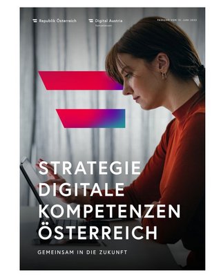 Cover der Strategie Digitale Kompetenzen Österreich 2024.