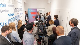 Eröffnung der Geschäftsstelle Digitale Kompetenzen am 12.10.2023.