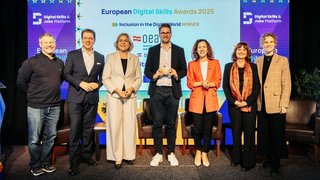 Verleihung des European Digital Skills Awards 2025.