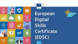 Collage zum European Digital Skills Certificate